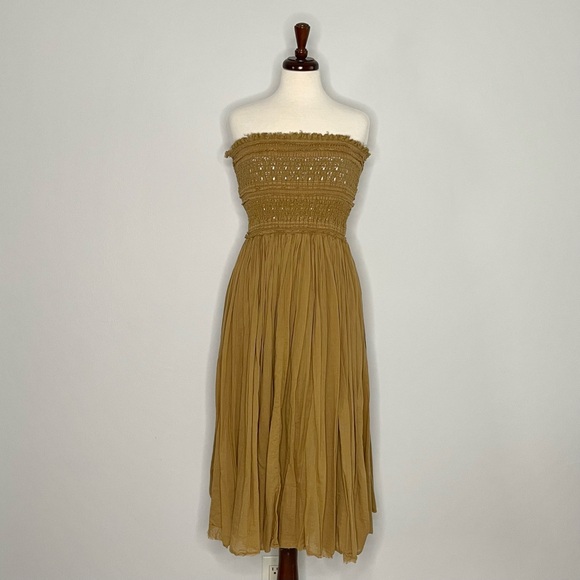 Free People Strapless Dress, Large - Picture 1 of 4